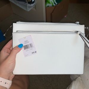 Kate spade white crossbody purse